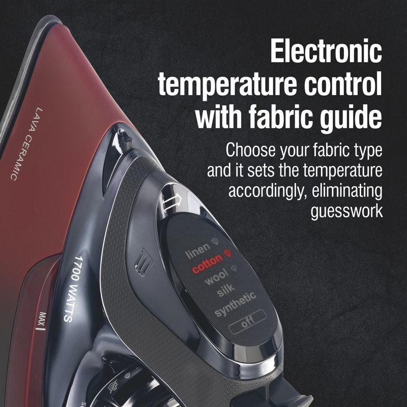 CHI Lava Electronic Iron with Retractable Cord Wayfair
